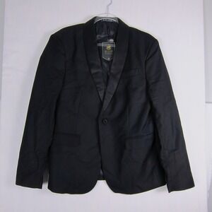 NWT Ween Charm Tuxedo Black Single Breasted Two Button Jacket Blazer Medium